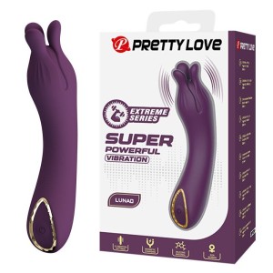 PRETTY LOVE - VIBRATORE RICARICABILE LUNAO 10 FUNZIONI VIOLA